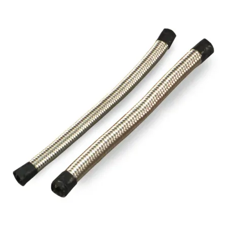 DOSS Braided Steel 1/4 Inch Hose Clear (Sold As 25 Foot Roll) (70-093)