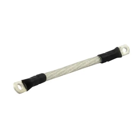 All Balls 13 Inch Long Universal Battery Cable With 36 Gauge Copper Wire Strands And 1/4 & 5/16 Inch Terminals in Clear Finish (78-113)