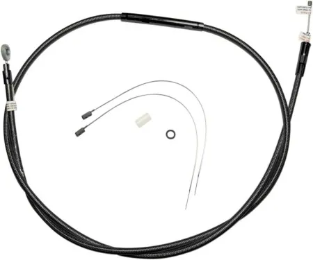 Magnum 71 Inch Custom Replacement Clutch Cable in Black Pearl Finish For 2015-2021 Indian Scout/Sixty/Bobber Twenty Models (42316)