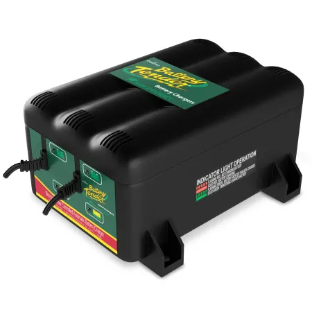 Deltran Battery Tender 2-Bank 12V Battery Charger With UK Wall Plug (022-0165-DL-UK)