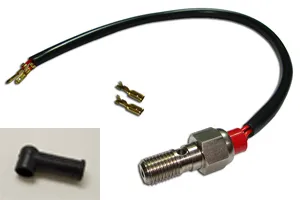 Goodridge M10 x 1.25 Banjo Brake Light Switch in Stainless Steel Finish (BL992-32C)