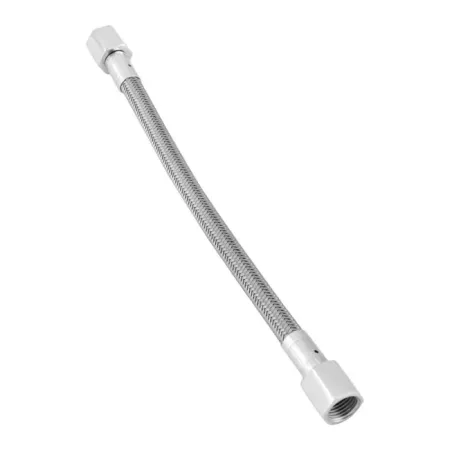 Goodridge 17 Inch Universal Oil Line With Stainless Steel Braided Hose (VTOL-017C-CL)