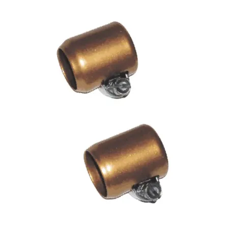 Namz 1/4 to 5/16 Inch ID Oil Line Hose Clamps in Brass Finish (Pack Of 6) (NHC-N106)