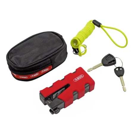 ABUS Granit Sledg 77 Grip Style Red Brake Disc Lock (745250)