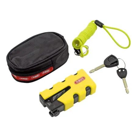 ABUS Granit Sledg 77 Grip Style Yellow Brake Disc Lock (745252)