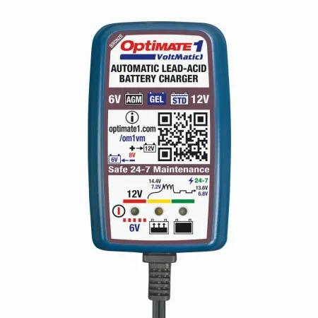 TecMate OptiMate 1 Voltmatic Battery Charger (TM400A)
