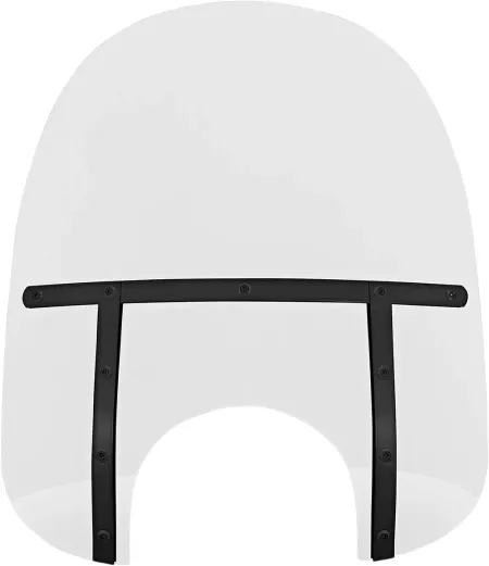 Memphis Shades 19 Inch Fats Windshield 'Night Shades' Clear For 9 inch Headlights (MEB3710)