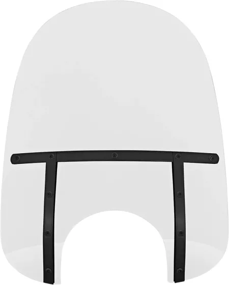 Memphis Shades 21 Inch Fats Windshield 'Night Shades' Clear For 9 inch Headlights (MEB3810)