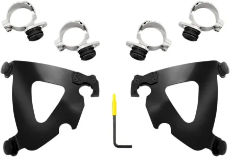 Memphis Shades Road Warrior Trigger-Lock Mounting Kit In Black For Indian Models (MEB2037)