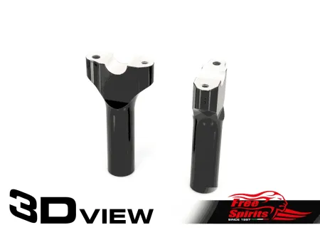 Free Spirits Handlebar Risers 6 Inch Rise For Indian Chief Models (102000)