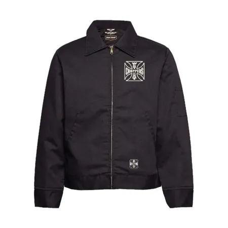 West Coast Choppers OG Lined Work Jacket Black Size XL (WCCJS037ZWXL)