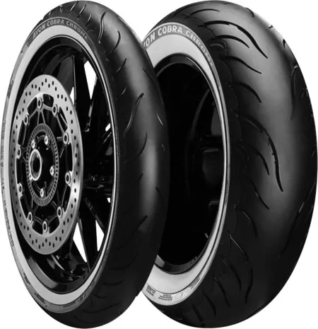 Avon Cobra Chrome AV91 100/90-19  57V TL Wide Whitewall (638175)