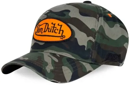 Von Dutch Camo Baseball Cap (VD/0/CAS1/CAMO02/B)