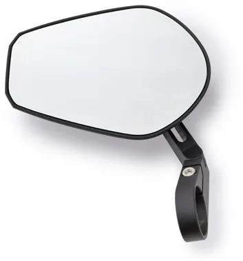 Daytona D-Mirror-15 Aluminium Flat Bar End Mirror In Black (80799)