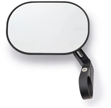 Daytona D-Mirror-16 Aluminium Flat Bar End Mirror In Black (80800)