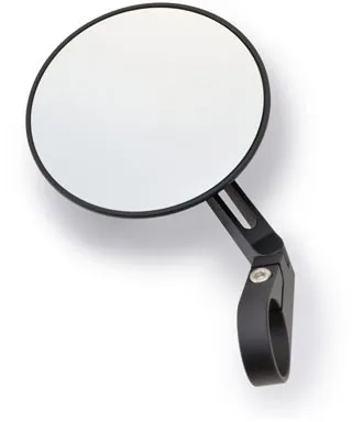 Daytona D-Mirror-17 Aluminium Flat Bar End Mirror In Black (80801)