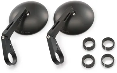 Daytona D-Mirror-9 Aluminium Long Set ABS Bar End Mirrors (Sold As A Pair) (89814)