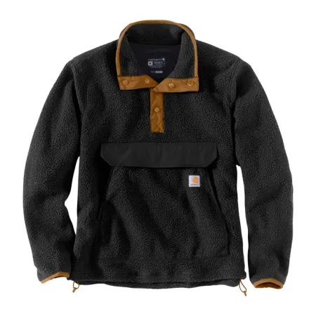 Carhartt Fit Fleece Pullover Black Size Large (104991-BLKLREG)