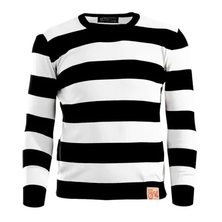 13 & 1/2 Magazine Outlaw Sweater Black/Off White Size 3XL (923312)