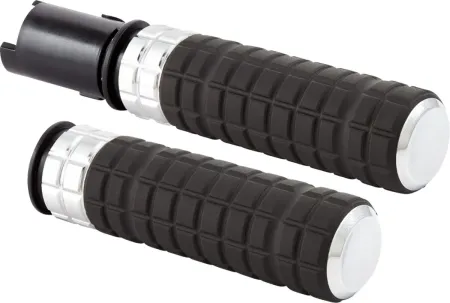 Arlen Ness Speedliner Grips In Chrome For Harley Davidson 2025 Softail, 2023-2025 Road Glide & Street Glide Models (500-063)