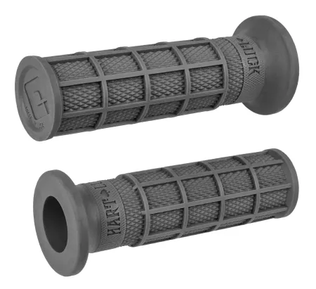 ODI Hart-Luck Signature Full Waffle Grips In Grey For 1 Inch Handlebars (V02FWH)