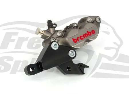 Free Spirits Front 4 Piston Brake Caliper In Titanium For 2025-2026 Indian Scout 1250 Models (103804T)