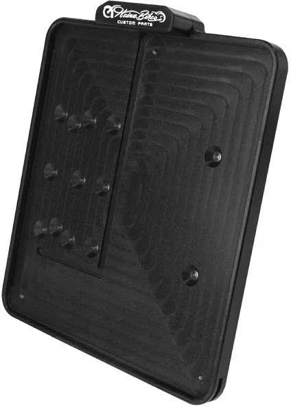 Heinz Bikes Slip In License Plate Holder In Black (Italy 177mm x 177mm) (HBSIKZ-MB-I)