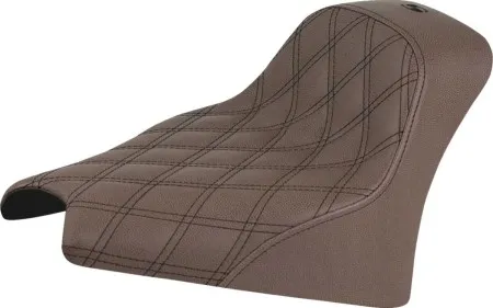Saddlemen Renegade Lattice Stitched Solo Seat In Brown For Indian 2025-2026 Scout Models (I25-33-002BLS)